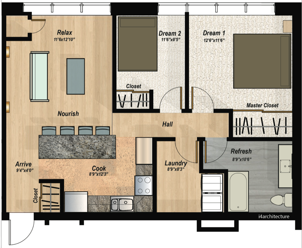 The Hillcrest Condos 2 Bedroom Condo